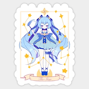 Hatsune Miku Fanart -The star Sticker